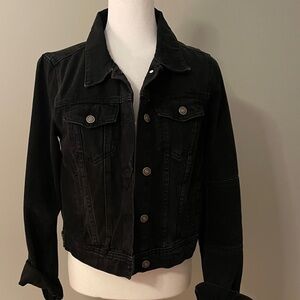 Nordstrom (Free People) Black Denim Jacket- never worn without tags